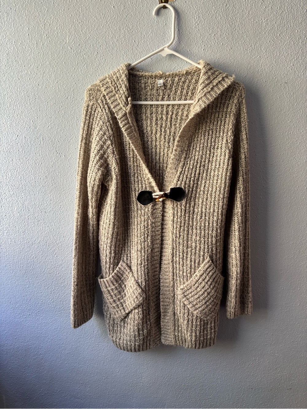🍂🍁KNIT CARDIGAN SWEATER WITH TOGGLE CLOSURE